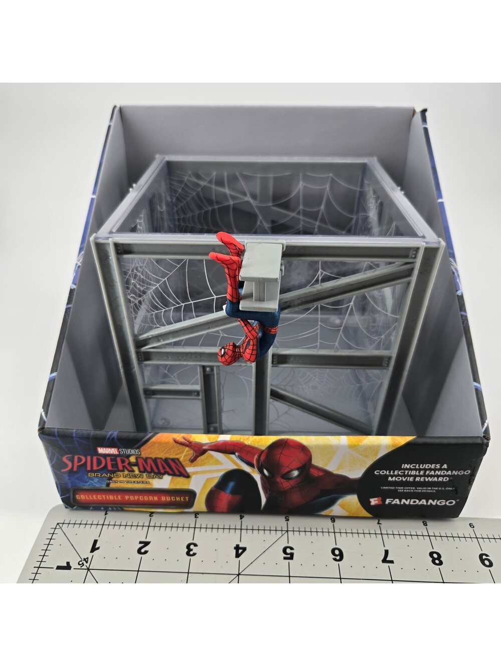 Spider-Man Brand New Day 2026 Collectible Popcorn Bucket Golden Link NEW